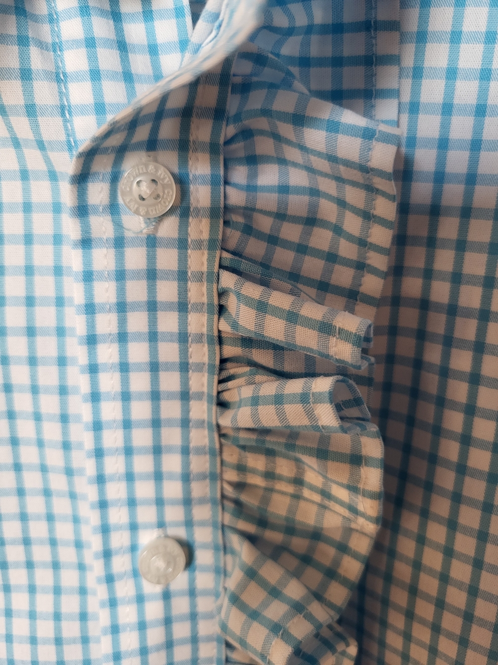 Upcycled Custom Ruffle Shirt - Picture 5 of 7